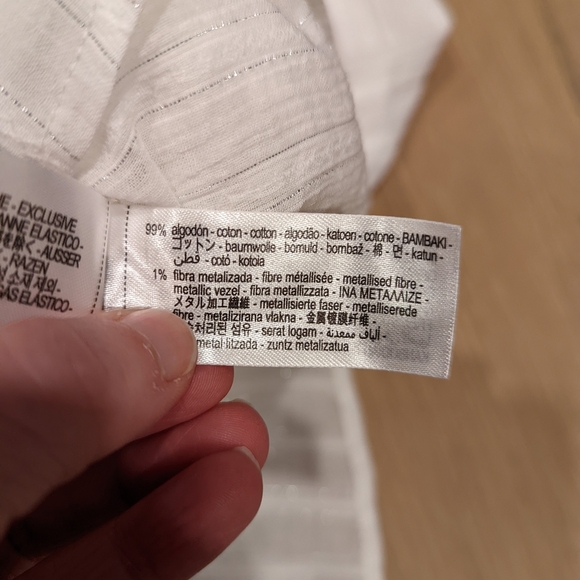 Zara flowy white blouse - Picture 3 of 5